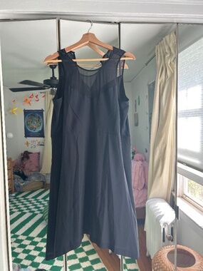 Black Silk Dress